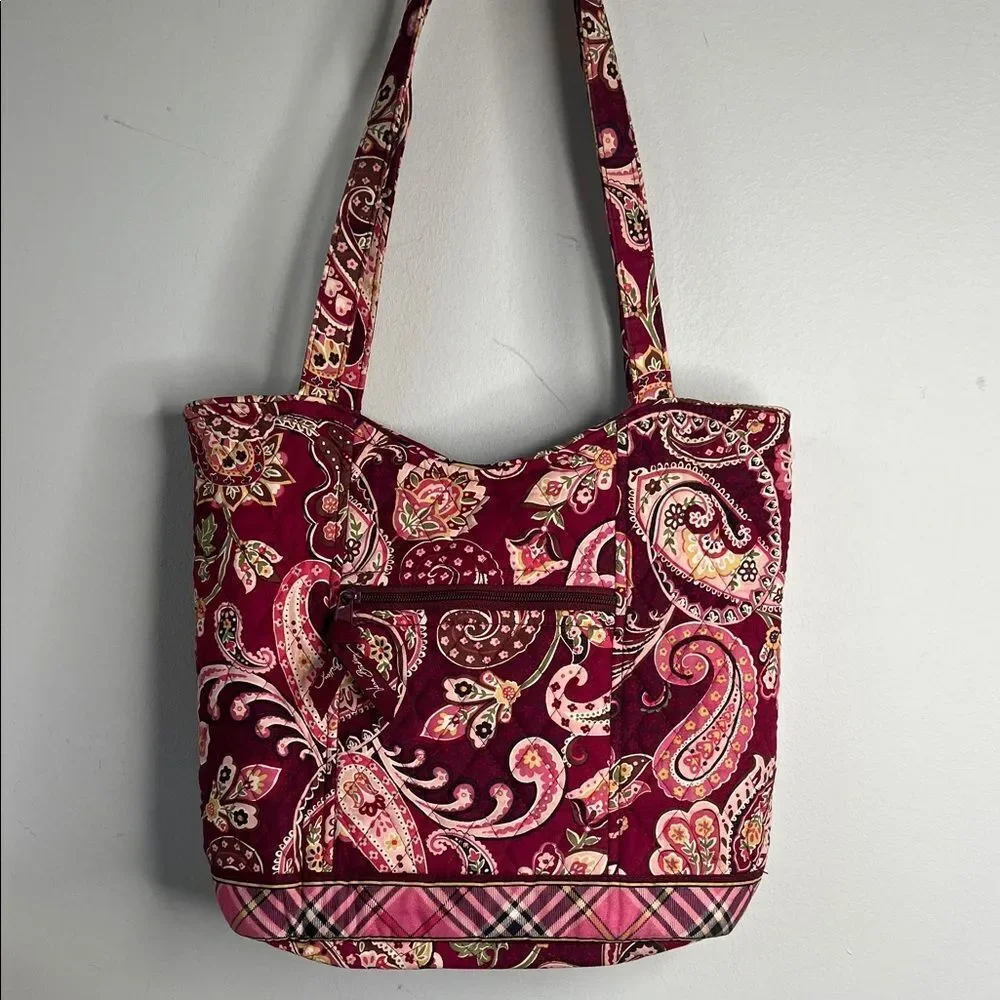Vera Bradley Piccadilly Plum Bucket Tote